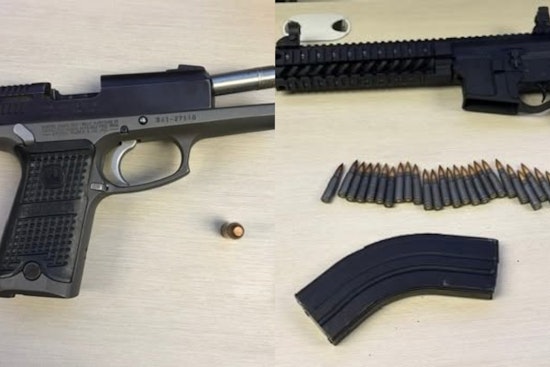 Danville DUI Stop Uncovers Ghost Rifle and Handgun Stash