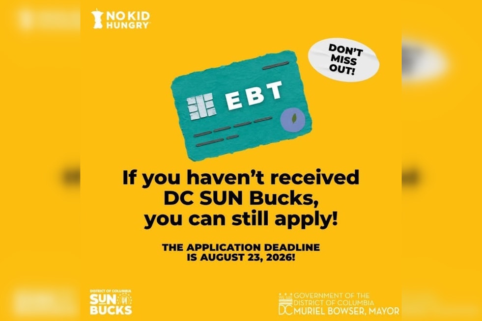 DC Parents on the Clock to Snag $120 Sun Bucks Per Student
