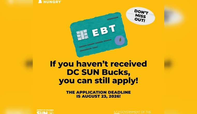 DC Parents on the Clock to Snag $120 Sun Bucks Per Student