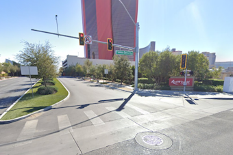 Deadly Pre-Dawn Crash Outside Resorts World Rocks North Strip