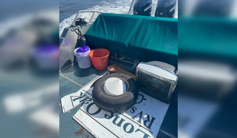 DeSoto Bridge Scare as Marine Deputies Haul Rogue Debris From Manatee River