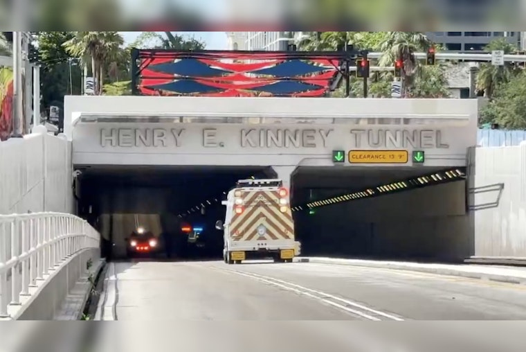 Diesel Chaos in Kinney Tunnel Snarls Fort Lauderdale’s Federal Highway