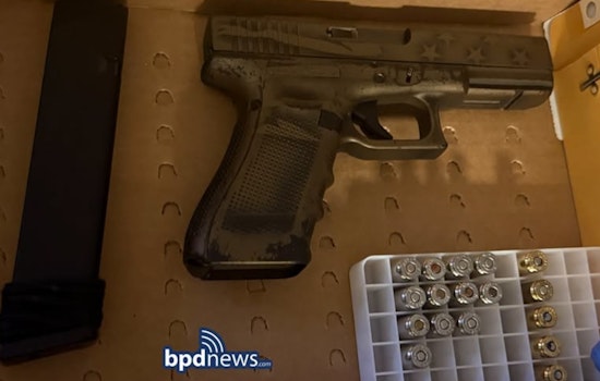 Dorchester Traffic Stop Nets Arrest After Gold Glock Found