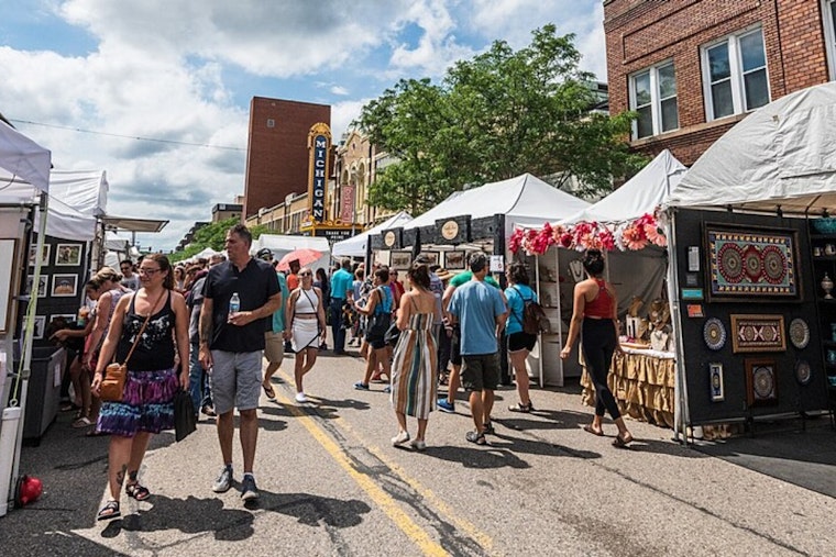 Downtown Ann Arbor Braces As Art Fair Packs 30 Blocks With 1,000 Artists