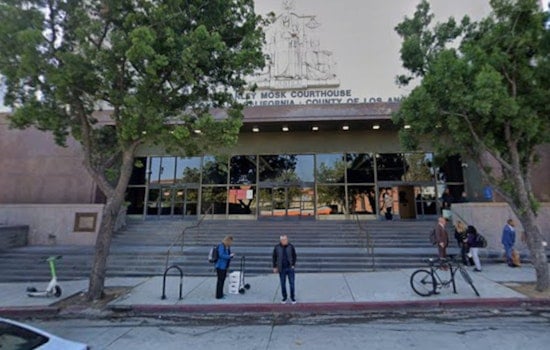 Downtown Driver Smashes Through Stanley Mosk Courthouse Gate, Lands In Dumpster
