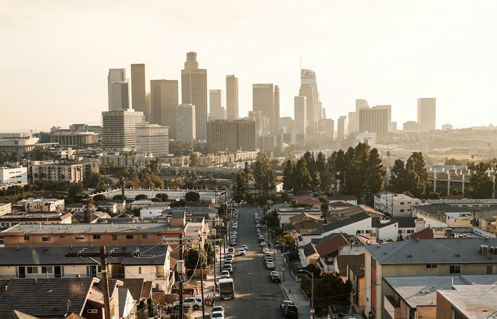 Downtown LA Wakes To Foggy Chill As Heat Wave And Storm Threat Loom