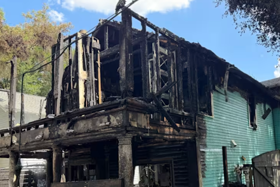 Downtown Orlando House Erupts in Flames, Everyone Walks Away