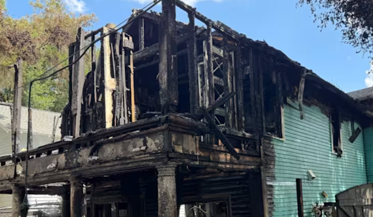 Downtown Orlando House Erupts in Flames, Everyone Walks Away