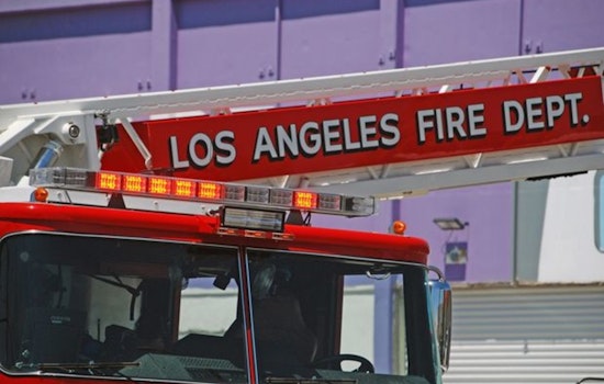 Eagle Rock Hillside Erupts As Brush Fire Charges Toward Palmer Drive
