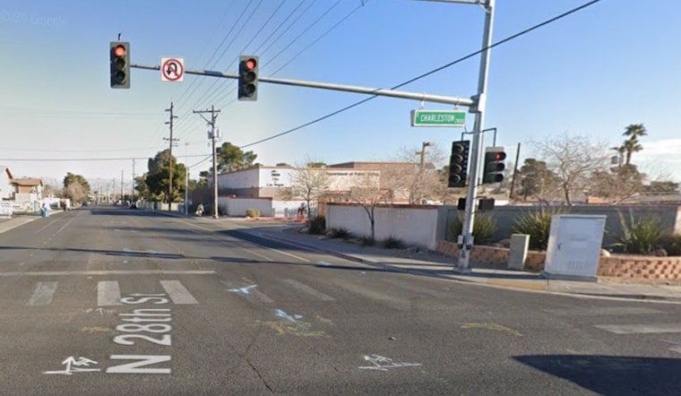 East Las Vegas Erupts After Charleston U‑Turn Crash Leaves Young Biker Critical