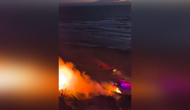 Eight Accused of Sparking Lincoln City Brush Fire With Fireworks