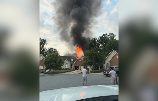 Ellicott City Townhome Fire Injures Two Firefighters