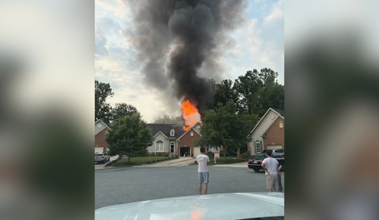 Ellicott City Townhome Fire Injures Two Firefighters