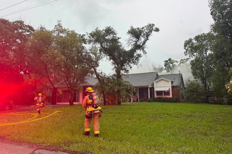 Elmore Drive Erupts In Flames As Spring Hill Fire Crews Rush In