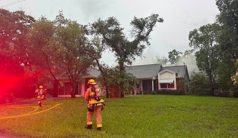 Elmore Drive Erupts In Flames As Spring Hill Fire Crews Rush In
