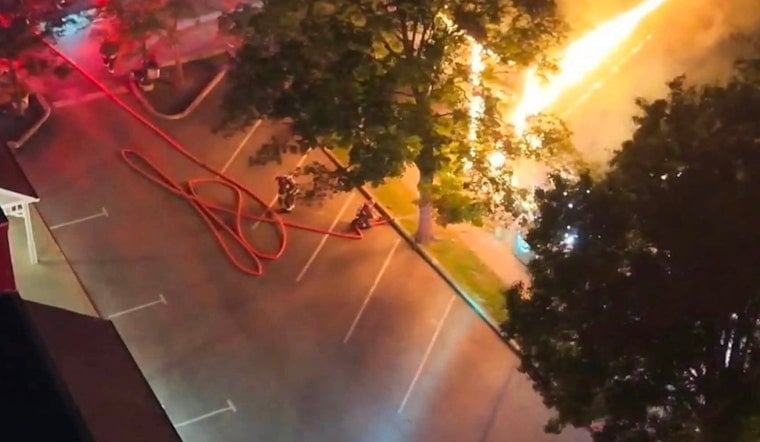 Fast-Moving Main Street Fire Guts Vacant Zionsville Building, Spares Everyone