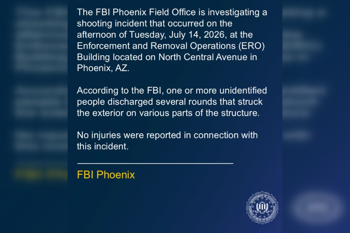 Gunfire Rattles Phoenix ICE Office as Feds Hunt Shooter