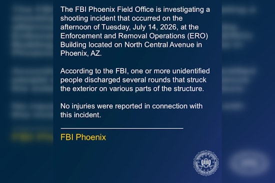 Gunfire Rattles Phoenix ICE Office as Feds Hunt Shooter