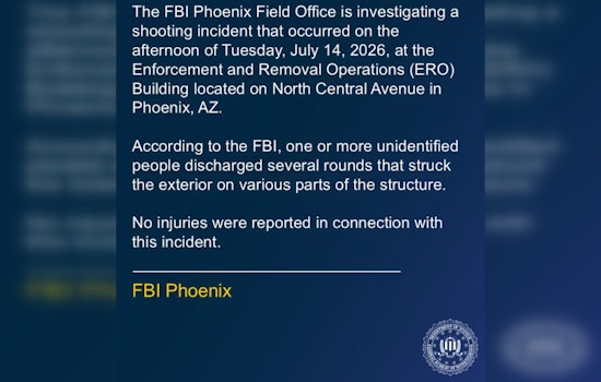 Gunfire Rattles Phoenix ICE Office as Feds Hunt Shooter