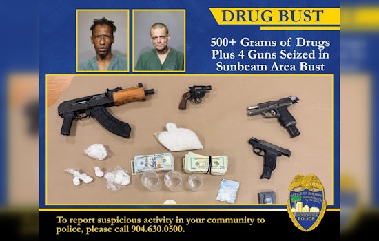 Fed-Up Neighbors Help JSO Bust Sunbeam Road Drug House Packed With Guns and Dope