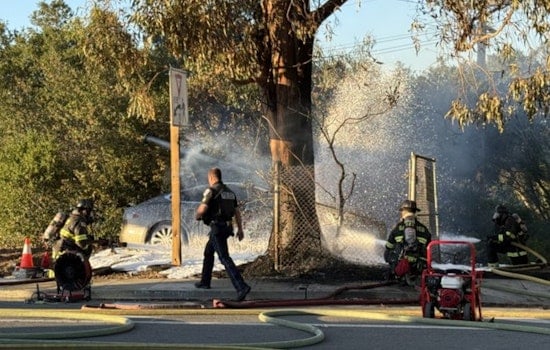 Fiery Alameda de las Pulgas Crash Leaves Driver Dead In San Mateo