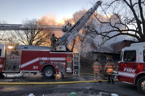 Firefighters Race To Save Vacant Independence Strip Mall In Three-Alarm Blaze