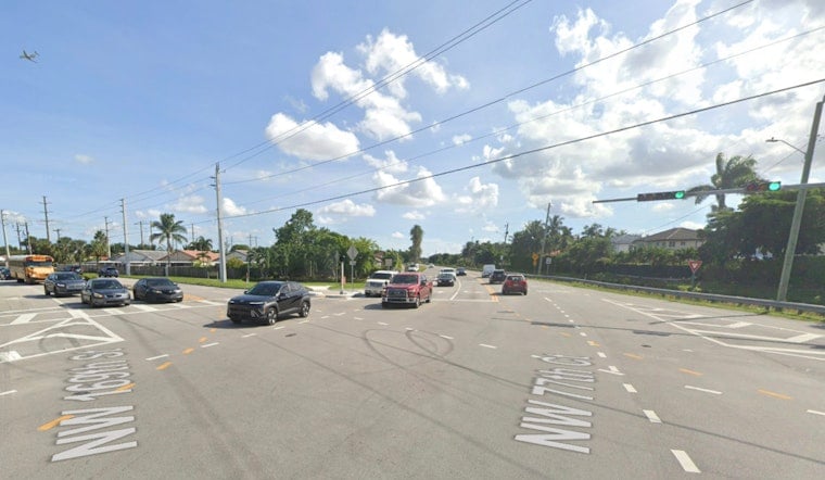 Firework Punk Singes Deputy's Hand in Miami Lakes Street Takeover