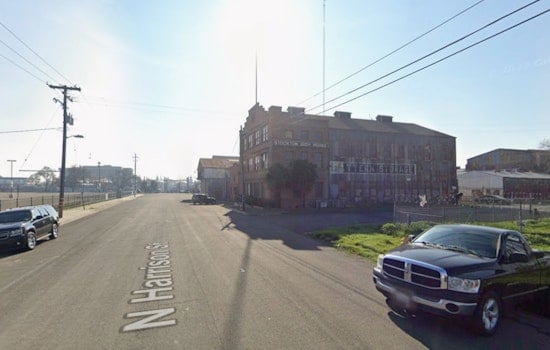 Flames Rip Through Long-Abandoned Stockton Iron Works By The Waterfront