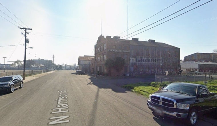Flames Rip Through Long-Abandoned Stockton Iron Works By The Waterfront