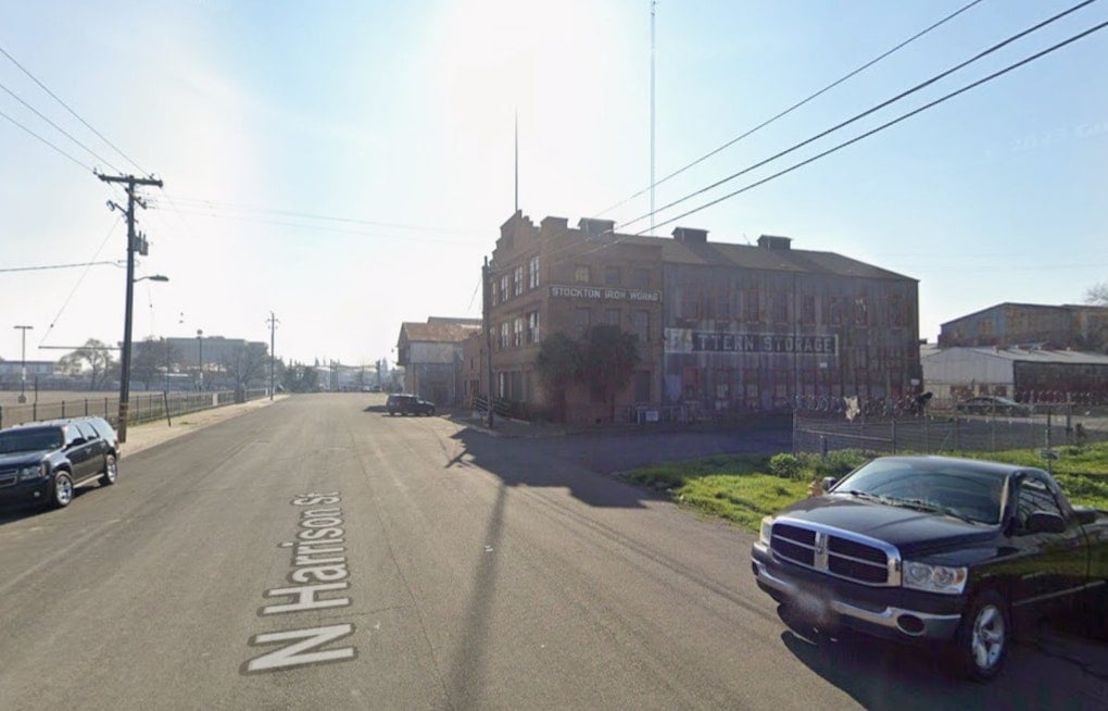 Flames Rip Through Long-Abandoned Stockton Iron Works By The Waterfront
