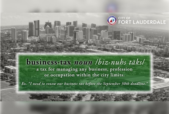 Fort Lauderdale Businesses Hit With 5% Local Tax Hike as Renewal Clock Starts