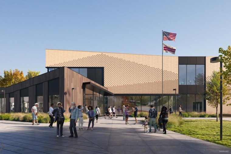 Fort Lincoln's $50.8 Million Rec and Pre-K Makeover Hits Topping-Out Milestone