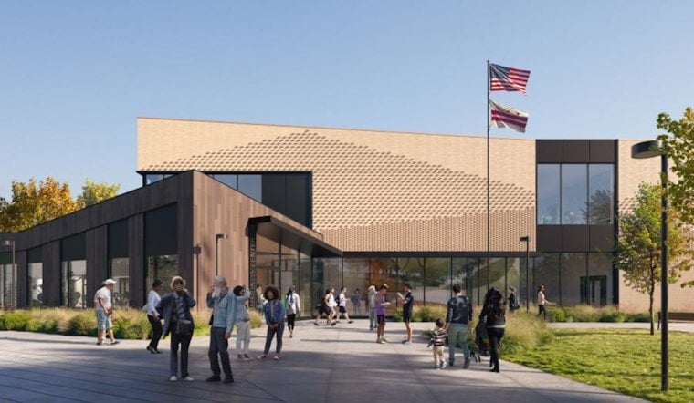 Fort Lincoln's $50.8 Million Rec and Pre-K Makeover Hits Topping-Out Milestone