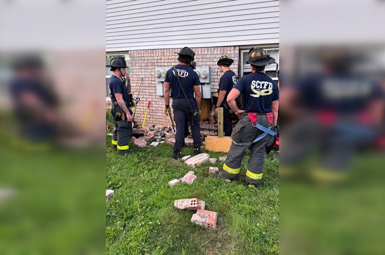 Fortville Pickup Plows Into Apartment, Triggers Wall Collapse and Late-Night Evacuation