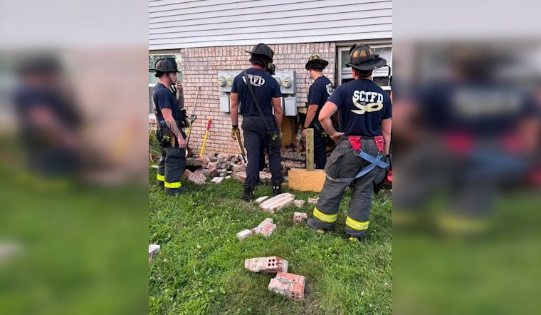 Fortville Pickup Plows Into Apartment, Triggers Wall Collapse and Late-Night Evacuation