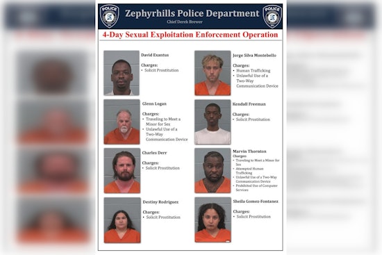 Four-Day Zephyrhills Sex-Sting Nets 8 Busts, Cops Say