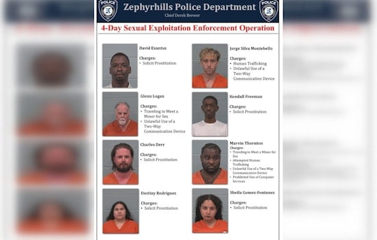 Four-Day Zephyrhills Sex-Sting Nets 8 Busts, Cops Say