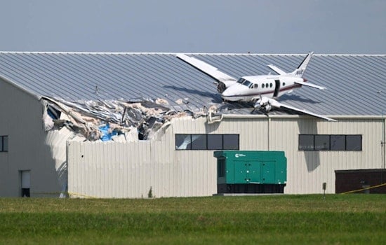 Fuel Flub Sends KC Training Flight Onto Hangar Roof