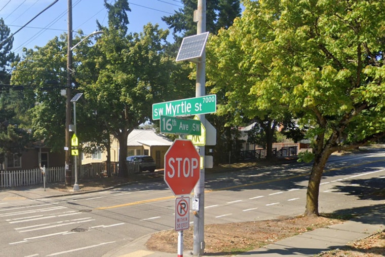 Garbage Truck Tangles Wires, Plunges 2,100 Into Dark in West Seattle