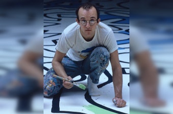 Glow-Soaked Keith Haring Show Turns Tribeca Into DV8 Time Capsule
