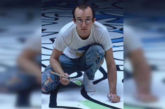 Glow-Soaked Keith Haring Show Turns Tribeca Into DV8 Time Capsule