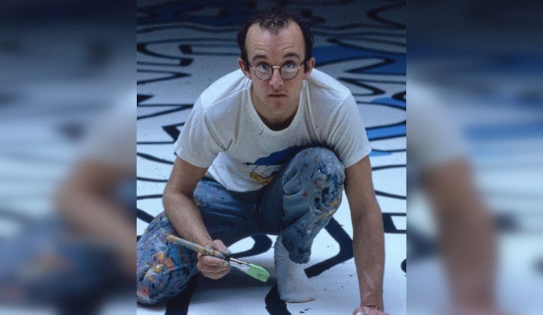 Glow-Soaked Keith Haring Show Turns Tribeca Into DV8 Time Capsule