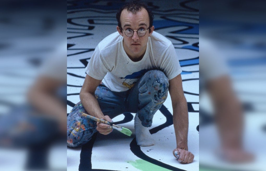 Glow-Soaked Keith Haring Show Turns Tribeca Into DV8 Time Capsule