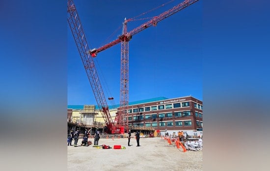 Grafton Crews Race To Save Worker Stricken 160 Feet Up On Hospital Crane