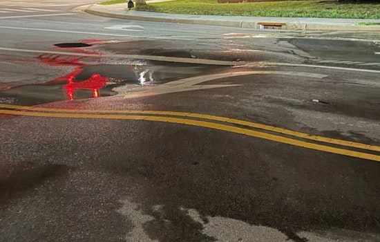 Grandin Road Rips Open After Massive Water Main Break In Hamilton
