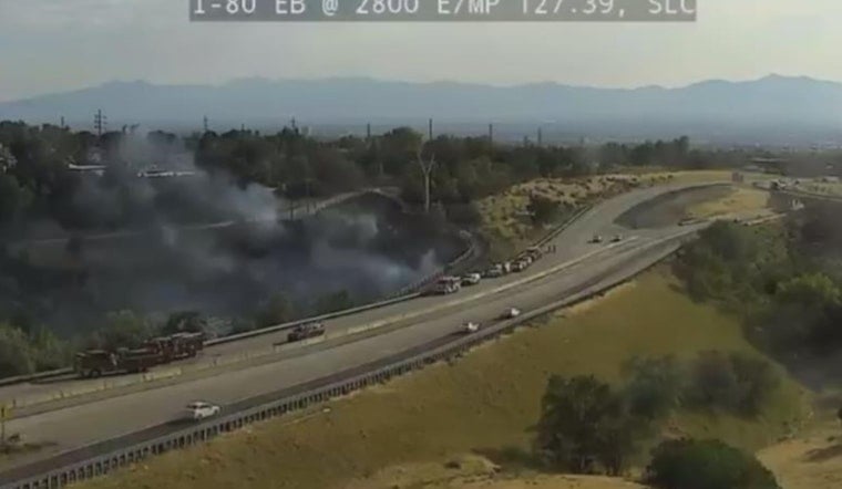 Grass Fire Slams Parleys Commute, Shuts Key I-80 Canyon Ramp
