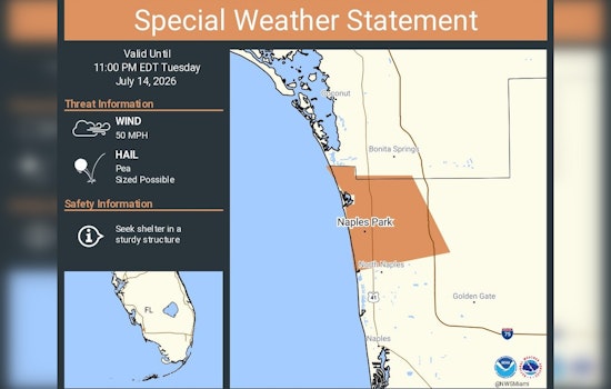 Gulf Storms Take Aim At Naples Park, Palm River Tonight