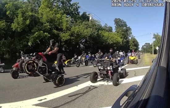 Gun, Screeching ATVs and 200-Bike Swarm Rattle Suffolk Roads