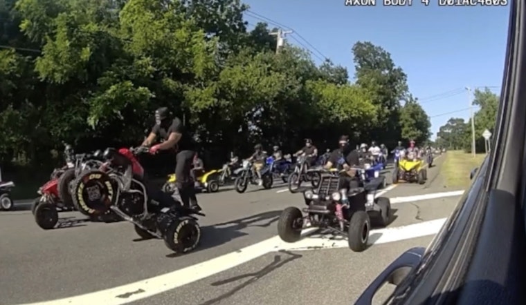 Gun, Screeching ATVs and 200-Bike Swarm Rattle Suffolk Roads