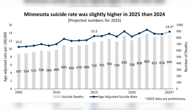 Gun Suicides Erase Minnesota Gains as Overall Toll Climbs